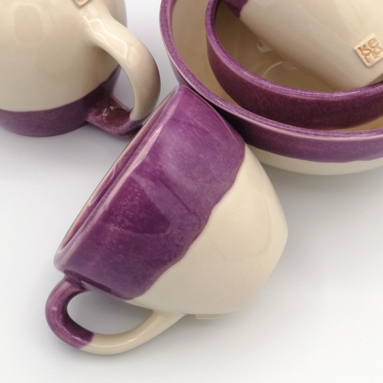 Transparent & Purple