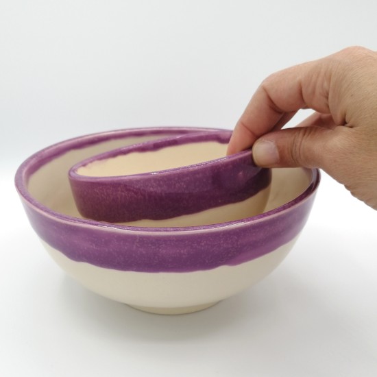 Transparent & Purple